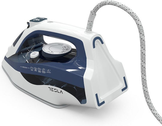 Tesla Steam Iron 2600W with Ceramic Plate and Continuous Steam Supply 25g/min