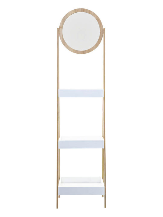 5Five JJA Επιδαπέδια Ραφιέρα Μπάνιου Bamboo με 3 Ράφια 40x39x160cm