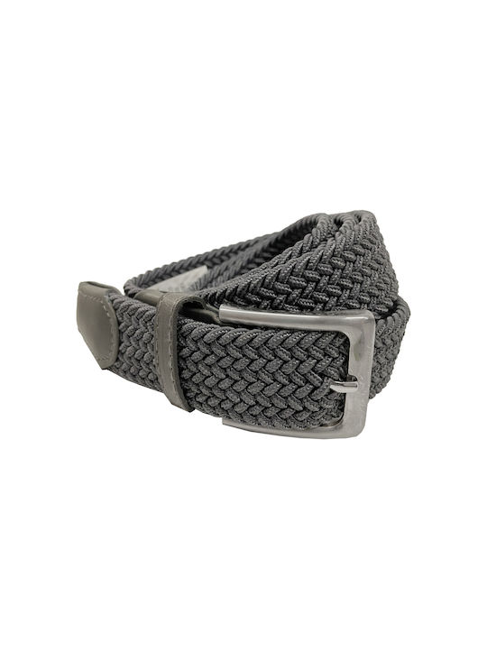 Ustyle Men's Knitted Elastic Belt Anthracite