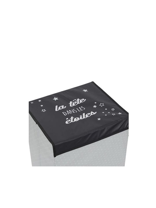 Καλάθι Απλύτων Υφασμάτινο Πτυσσόμενο 35x30x58cm Λευκό