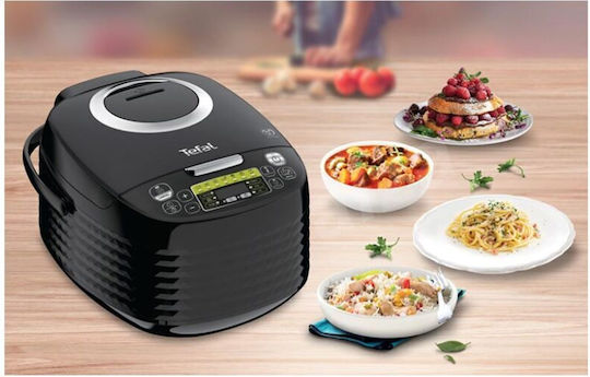 Tefal Sphericook Aragaz multifuncțional 820W cu Capacitate 5lt Negru