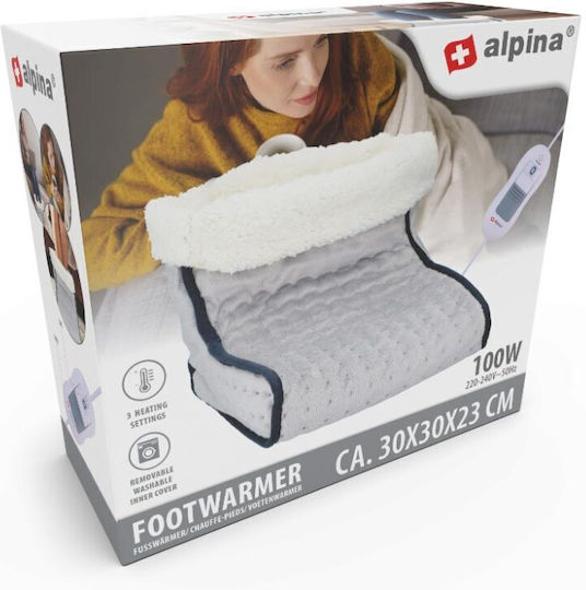 Alpina Appliances Feet Heating Pad Gray 30x30cm