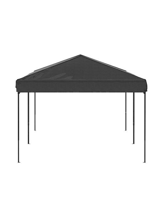 vidaXL Faltbarer Pavillon Garten Charcoal 3x6m