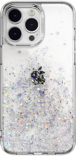 SwitchEasy Starfield 3D Glitter Resin MagSafe Back Cover Silicone Clear (iPhone 14 Pro)