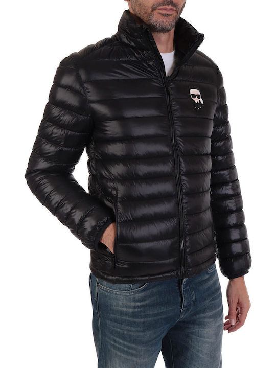Winter Jacket Puffer Waterproof Black