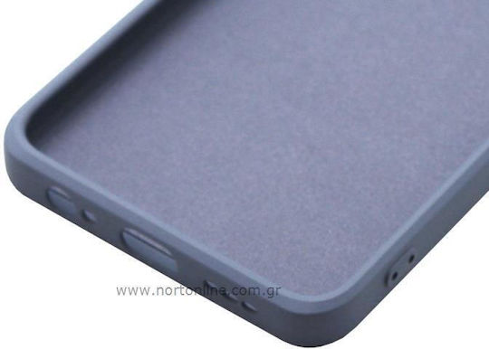 iNOS Liquid Back Cover Silicon Gri-Albastru (Redmi Note 10 / 10s / Poco M5s)