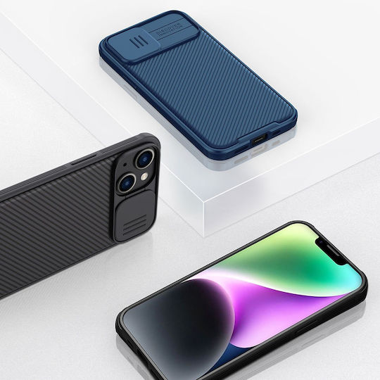 Nillkin Camshield Pro Back Cover Plastic Magnetic Blue (iPhone 14)