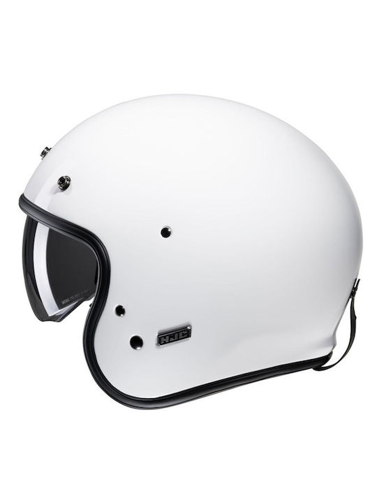 HJC V31 Jet Helmet with Sun Visor ECE 22.06 White