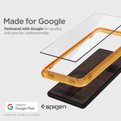 Spigen GLAS.tR Alignmaster Vollflächig gehärtetes Glas 2Stück (Google Pixel 7) AGL05199