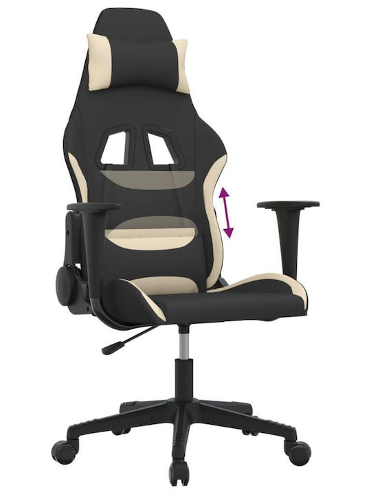 vidaXL 3143733 Gaming Stuhl Black / Crem