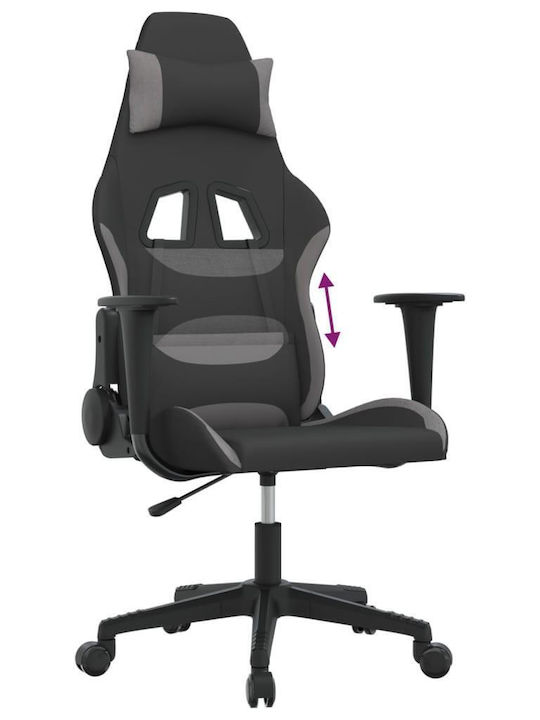 vidaXL 3143734 Fabric Gaming Chair Light Gray