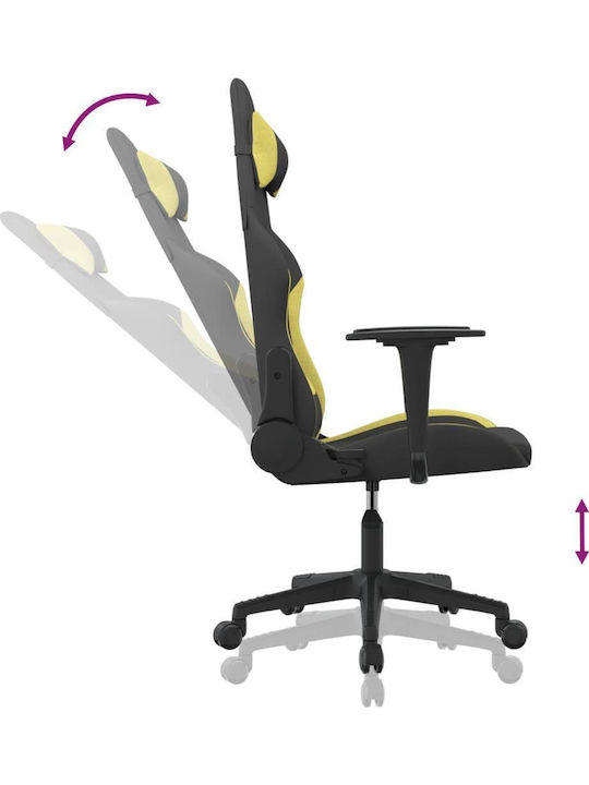 vidaXL 3143738 Καρέκλα Gaming Μαύρο/Ανοιχτό Πράσινο