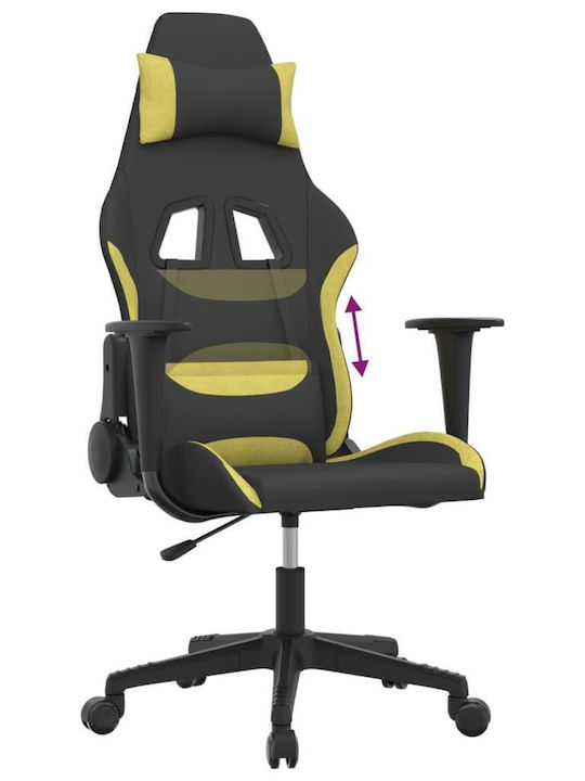 vidaXL 3143738 Καρέκλα Gaming Μαύρο/Ανοιχτό Πράσινο