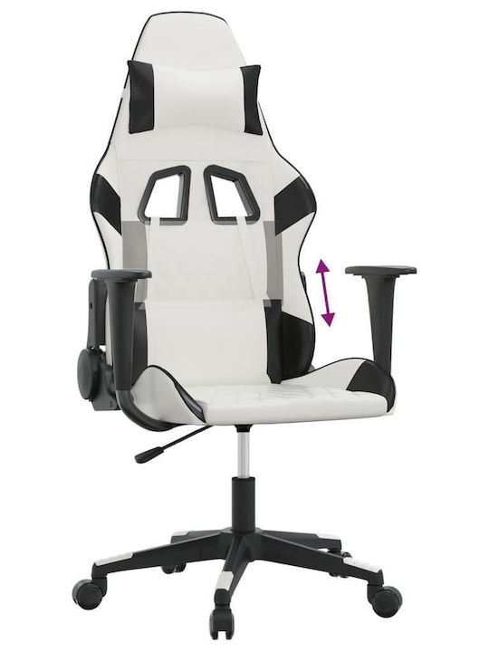 vidaXL 3143762 Gaming Stuhl Weiß