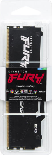 Kingston Fury Beast RGB DDR5 με Module 1x32GB και Ταχύτητα 5200 για Desktop