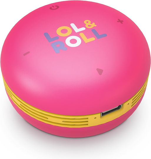 Energy Sistem Lol&Roll Ηχείο Bluetooth 5W με Διάρκεια Μπαταρίας έως 3 ώρες Ροζ