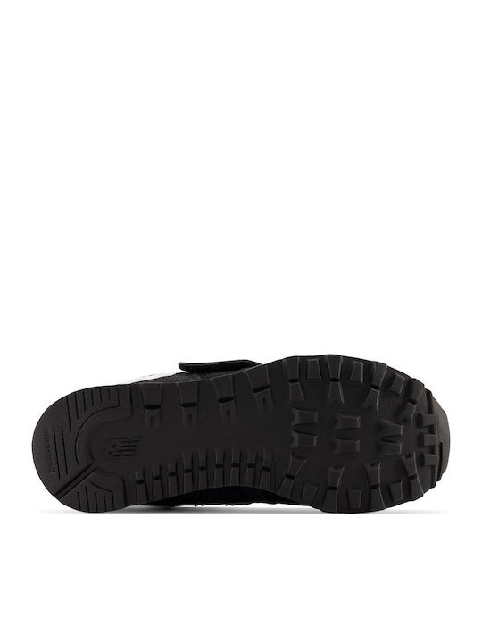 574 Kids Sneakers with Scratch Black