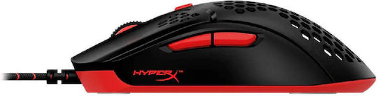 HyperX Pulsefire Haste RGB Gaming Mouse 16000 DPI Black Red