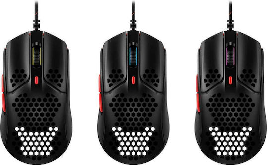 HyperX Pulsefire Haste RGB Gaming Mouse 16000 DPI Black Red