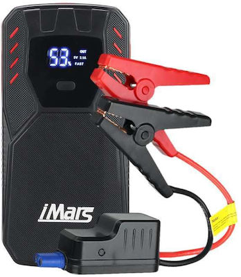 J05 Portable Car Battery Charger 12V with Power Bank and Flashlight