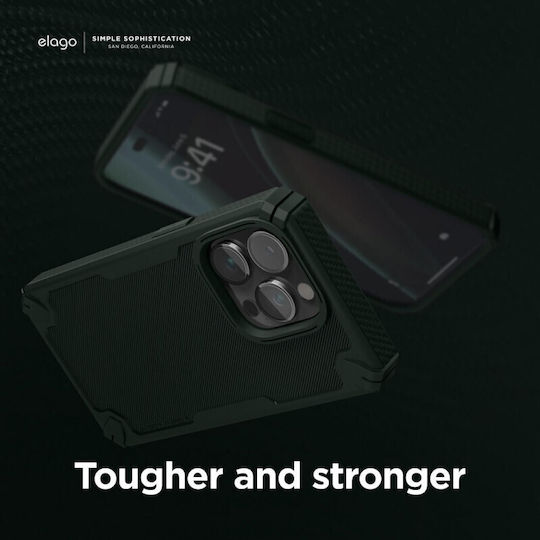 Elago Armor Back Cover Silicone Dark Green (iPhone 14 Pro)