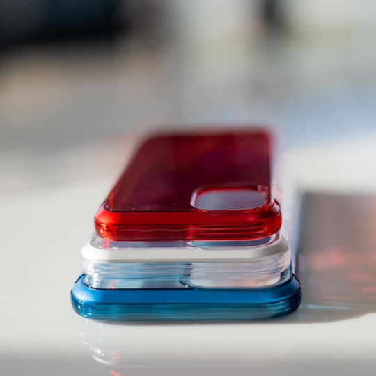 Raptic X-Doria Air Back Cover Plastic / Silicon Argintiu (iPhone 14 Plus)
