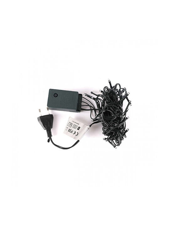 50 Luminite LED 5m. Alb cald tip Șir 1buc 50 Luminite LED 5m. Alb cald tip Șir 1buc