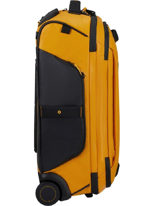 Samsonite Ecodiver Βαλίτσα Ταξιδίου Καμπίνας Υφασμάτινη Κίτρινη με 2 Ρόδες Ύψους 55εκ.
