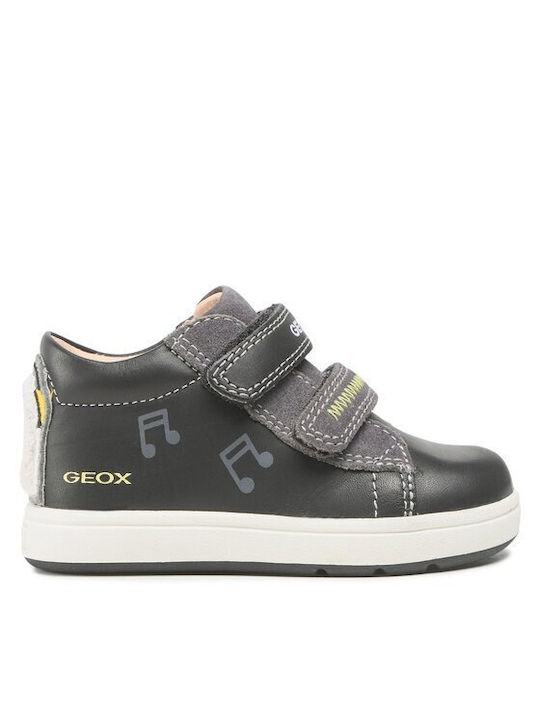 Geox Kids Sneakers High B Bigilia Anatomic with Scratch Black