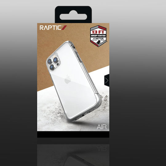 Raptic X-Doria Air Back Cover Πλαστικό / Σιλικόνης Ασημί (iPhone 14 Pro)