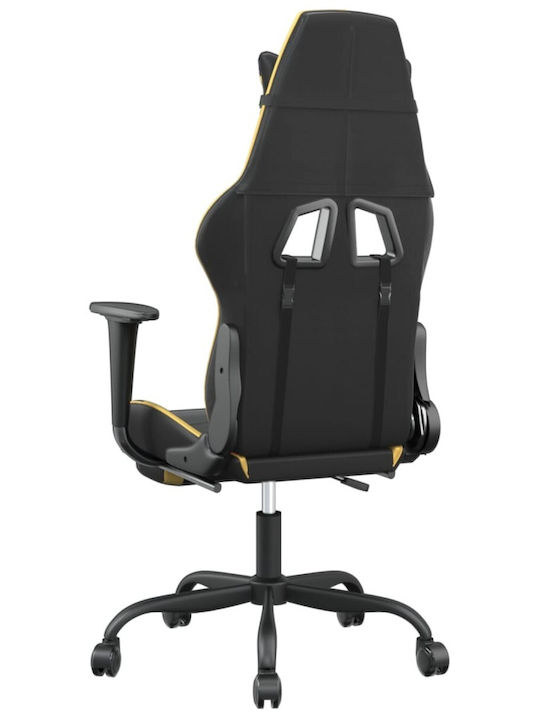 vidaXL 345413 Gaming Stuhl mit Fußstütze Black / Yellow