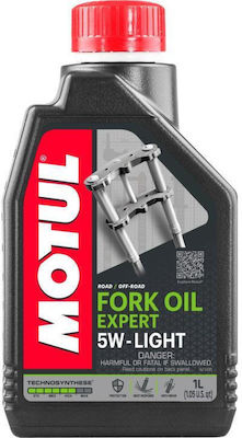 Motul Fork Expert Light Motorcycle Suspension Oil 5W 1lt