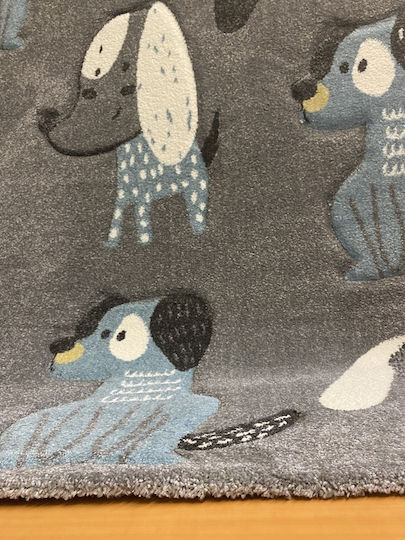 Koulis Carpets Hündchen 8320A Kinder Teppich Gray 70x150cm
