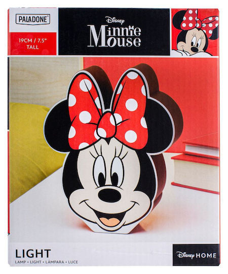 Paladone Lampă decorativă pentru copii Minnie Multicolor 5x15x19εκ.