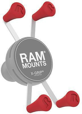 RAM Mount για Βάση Μοτοσυκλέτας X Grip Βάσεις Red 4τμχ