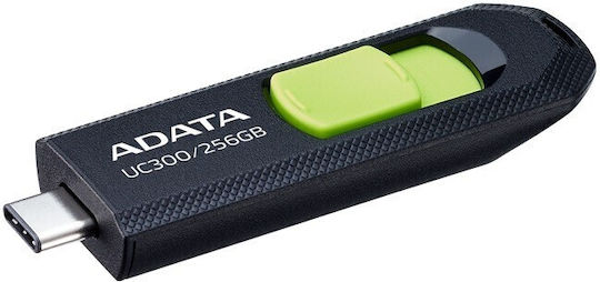 Adata UC300 256GB USB 3.2 Stick cu conexiune USB-C Negru