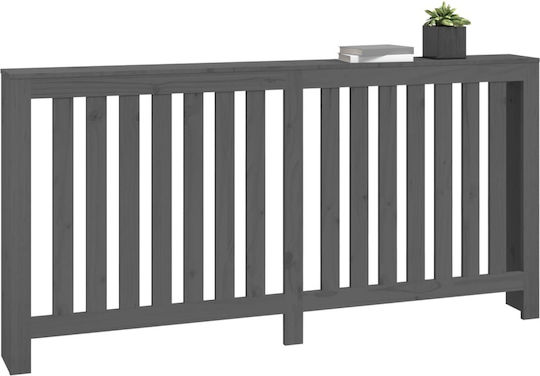 vidaXL vidaXL Gray Solid Wood Radiator Cover 169x19x84cm