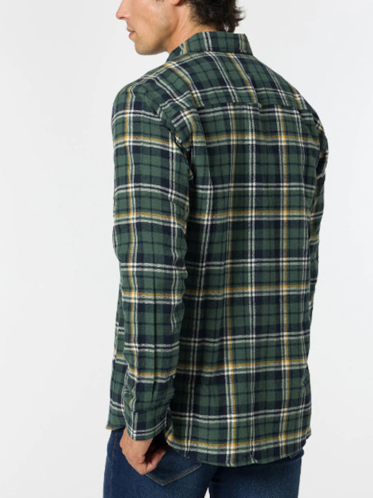 Shirt Shirt Flannel CARO - Tiffosi (Green) 10046808-MANAGUA