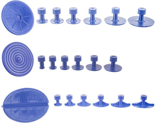 Malatec Car Repair Kit for Dents με 18 Προσαρμογείς Silver 1pcs