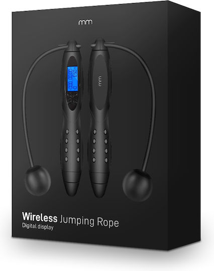 Mikamax Counter Meter Jump Rope Black Wireless