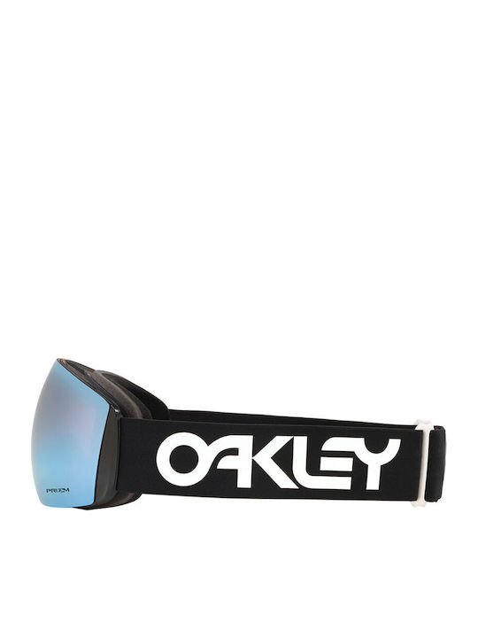 Oakley Flight Deck Ski & Snowboard Goggles Kids Black with Lens in Blue Color