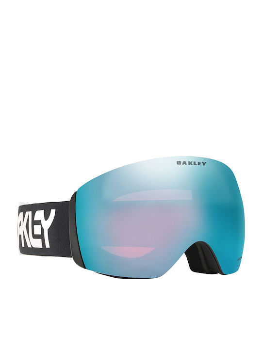 Oakley Flight Deck Ski & Snowboard Goggles Kids Black with Lens in Blue Color