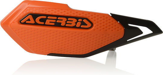 Acerbis Motorcycle Protective Hand Guards X-Elite Universal in Orange Colour