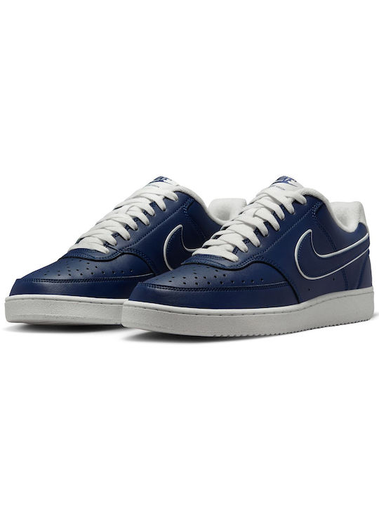 Nike Court Vision Low Ανδρικά Sneakers Navy Μπλε
