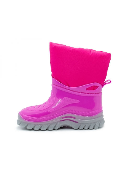 Adam's Shoes Kids Anatomic Snow Boots with Hoop & Loop Closure Fuchsia 1--38