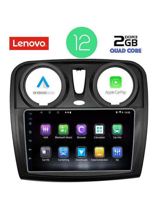 Lenovo Ηχοσύστημα Αυτοκινήτου για Dacia Dokker 2012+ (Bluetooth/USB/WiFi/GPS)