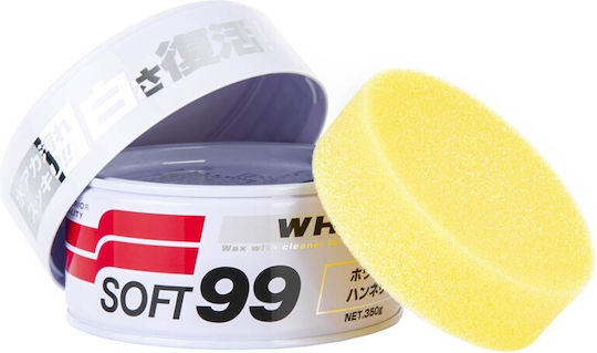 Soft99 White Soft Wax Paste Wax for Car Body 350gr