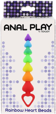 ToyJoy Rainbow Hearts Beads Perle anale