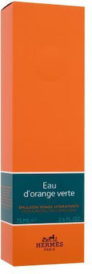 Hermes Eau D'Orange Verte Moisturizing Face Emulsion Moisturizing Emulsion for Men Suitable for All Skin Types 75ml