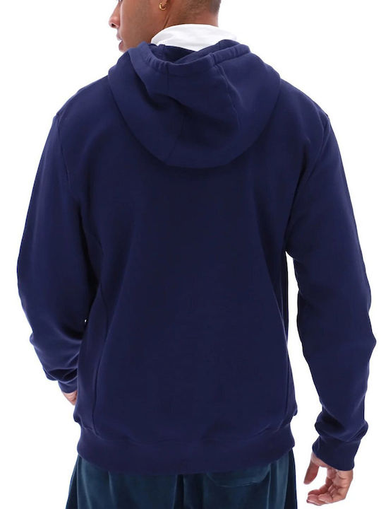 FILA Lucian Men's Sweatshirt Navy Blue with Hood